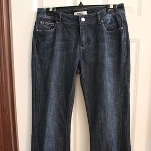 White House Black Market- Blanc Boot leg jeans